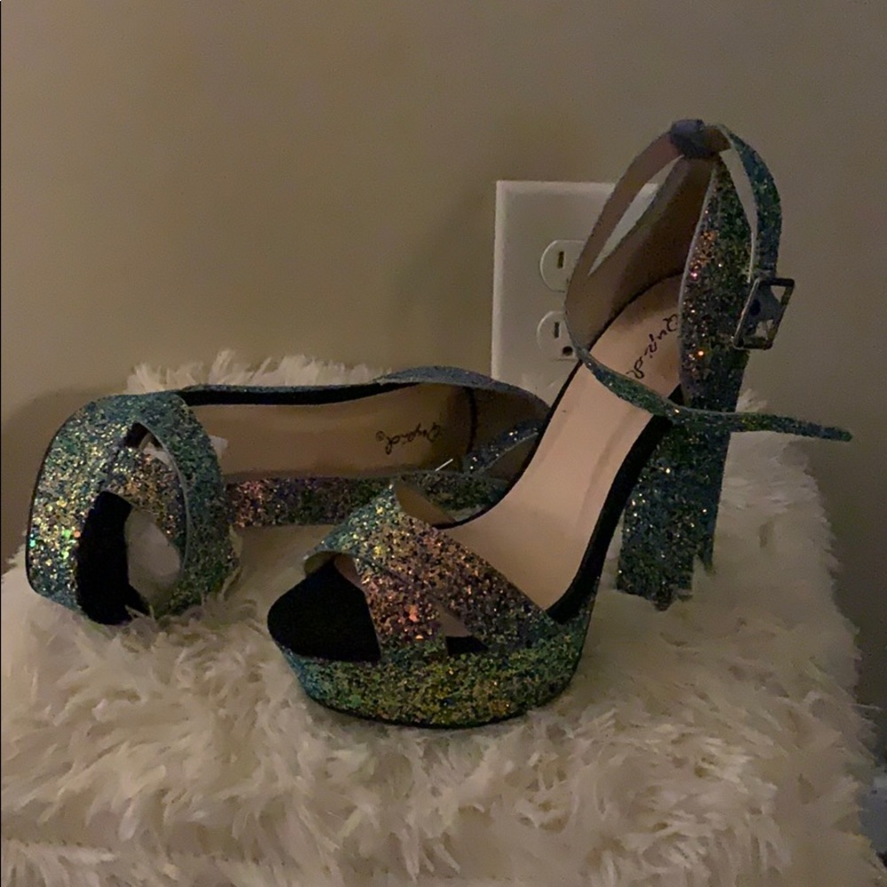 Glittery Heels
